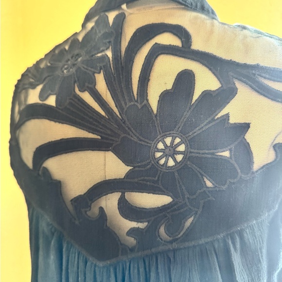 Free People western romance mesh top - Picture 4 of 5